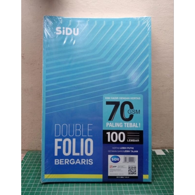 

Kertas Folio Bergaris Sidu 70 gsm isi 100 lembar (per pack)