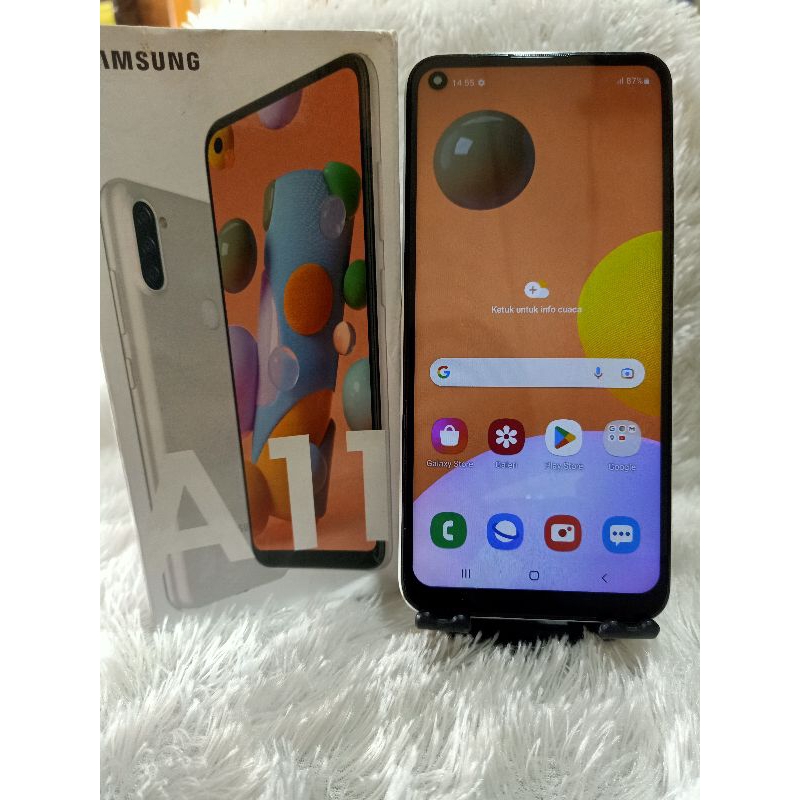JUAL HP SECOND SAMSUNG A11 RAM 3/32 KOTAK