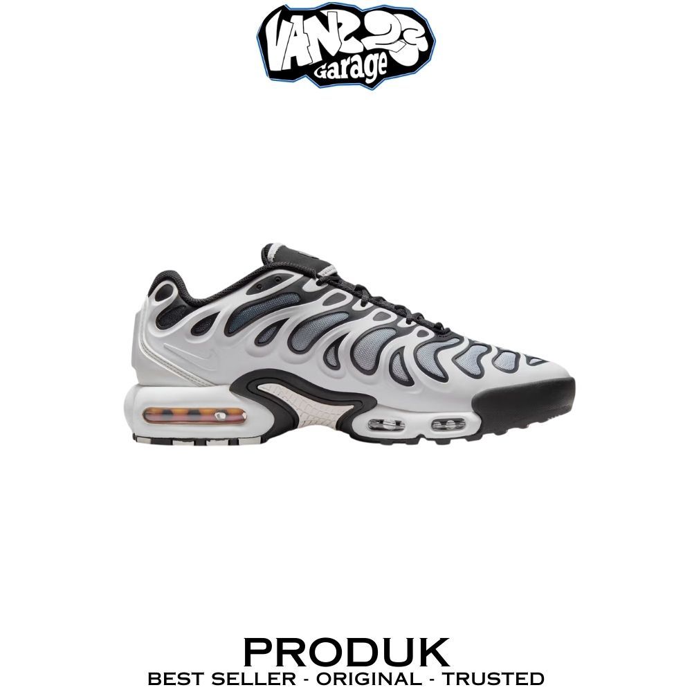 Sepatu Sneakers Nike Tn Air Max Plus Drift White Silver Black 100% Original BNIB