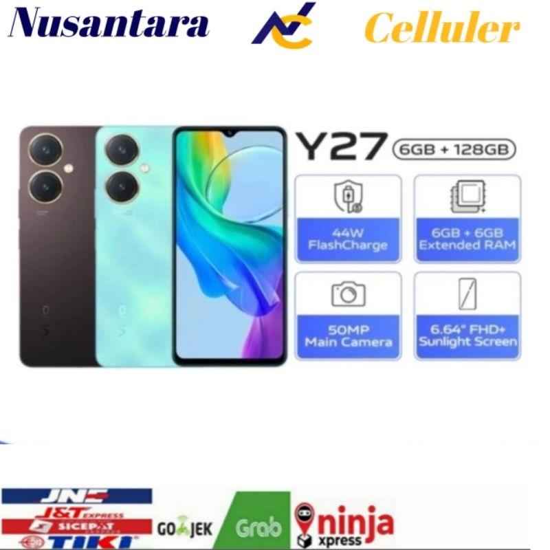 HP VIVO Y27 4G RAM 6 GB ROM 128 GB - Vivo Y27 6/128 GB - Garansi Resmi