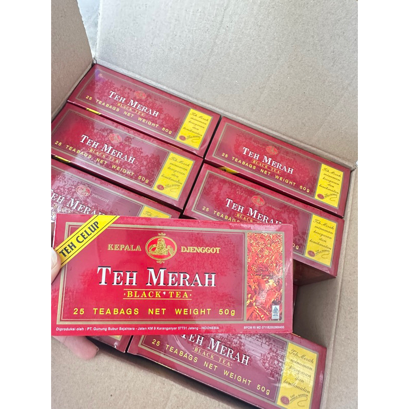

Teh Merah Celup Kepala Djenggot/ Black Tea 50gr beli 1 gratis 1