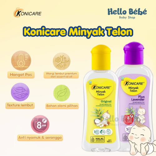 Konicare Minyak Telon Plus - Minyak Telon Baby Konicare