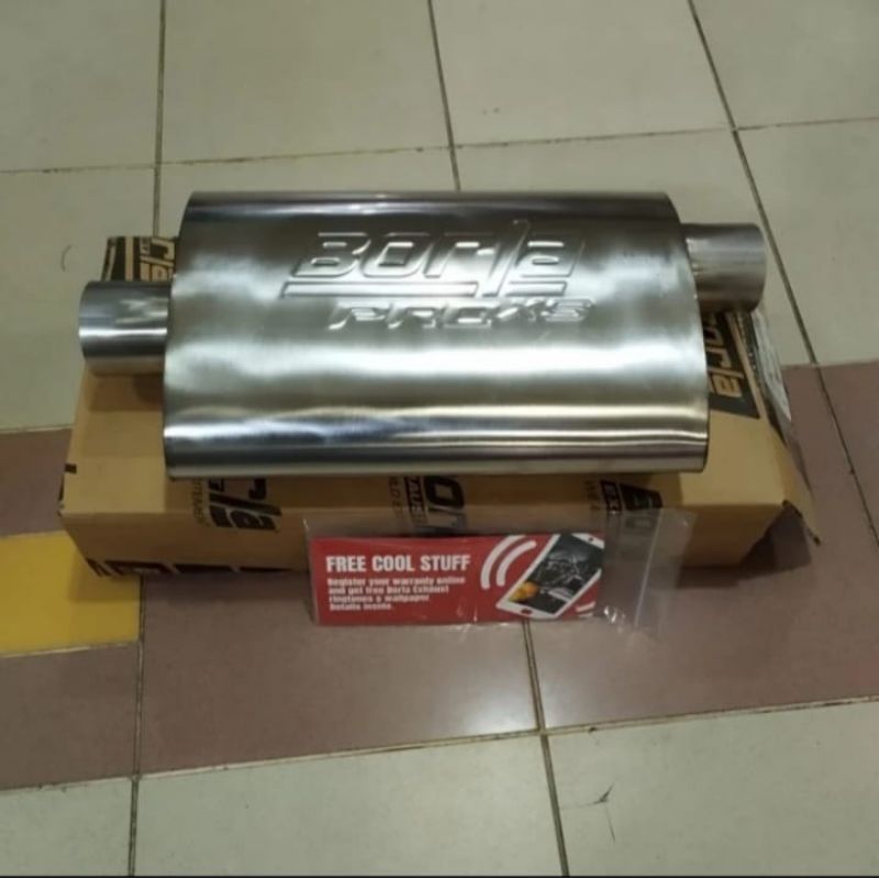 Borla Muffler Exhaust Borla Pro XS 2,5" Inch Outlet/Inlet | Tabung Kenalpot Borla XS Pro 2,5" Origin