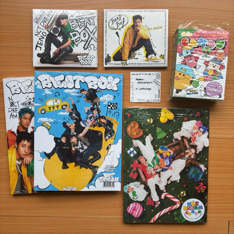 [NCT DREAM] Album ONLY (Beatbox, Candy; photobook / digipack / special version)