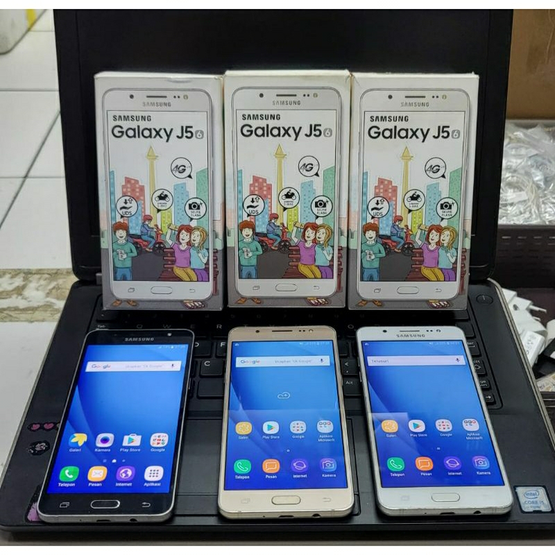 Hp samsung 4G hp samsung j5  2016 4G 2/16GB fullset Second mulus
