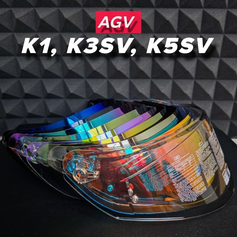 Kaca Visor Aftermarket AGV K1 K3SV K3 SV K5SV K5 SV Photochromic Iridium Revo PNP
