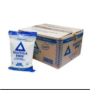 

Tepung terigu segitiga biru 1 karton 1 kg x 12 pcs