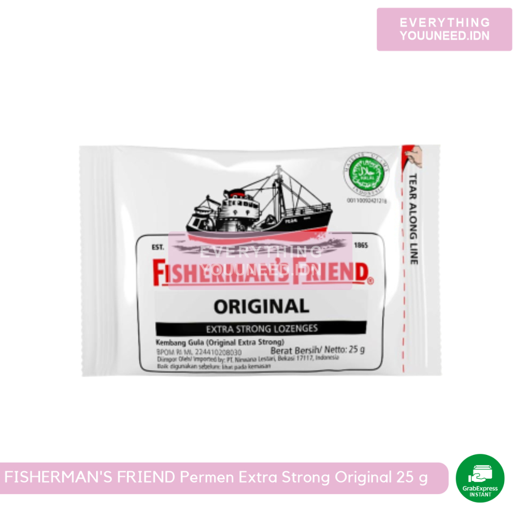 

FISHERMAN'S FRIEND Permen Extra Strong Original 25 g