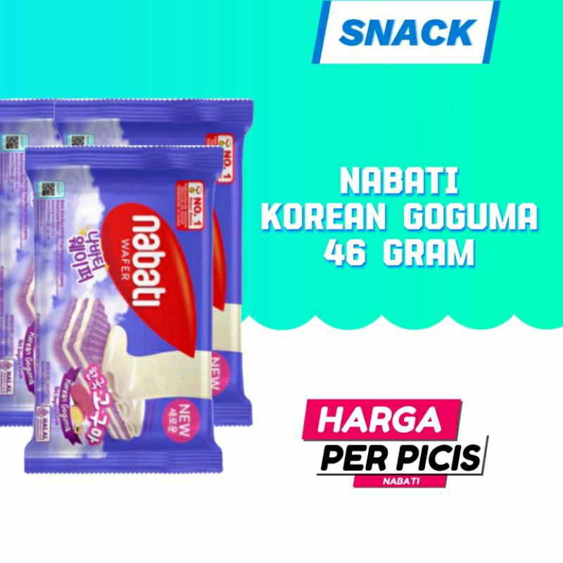 

nabati 46 gram, korean goguma, pink lava, caramel, white, keju, coklat