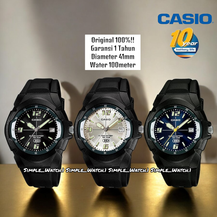 Original 100% CASIO MW-600F-1AVDF MW-600F-2AVDF MW-600F-7AVDF Jam Tangan Pria MW600F Garansi Resmi 1