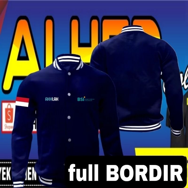terbaru jaket bordir BSI jaket varsity BSI syariah jaket BSI jaket BUMN BSI jaket baseball BUMN BSI 