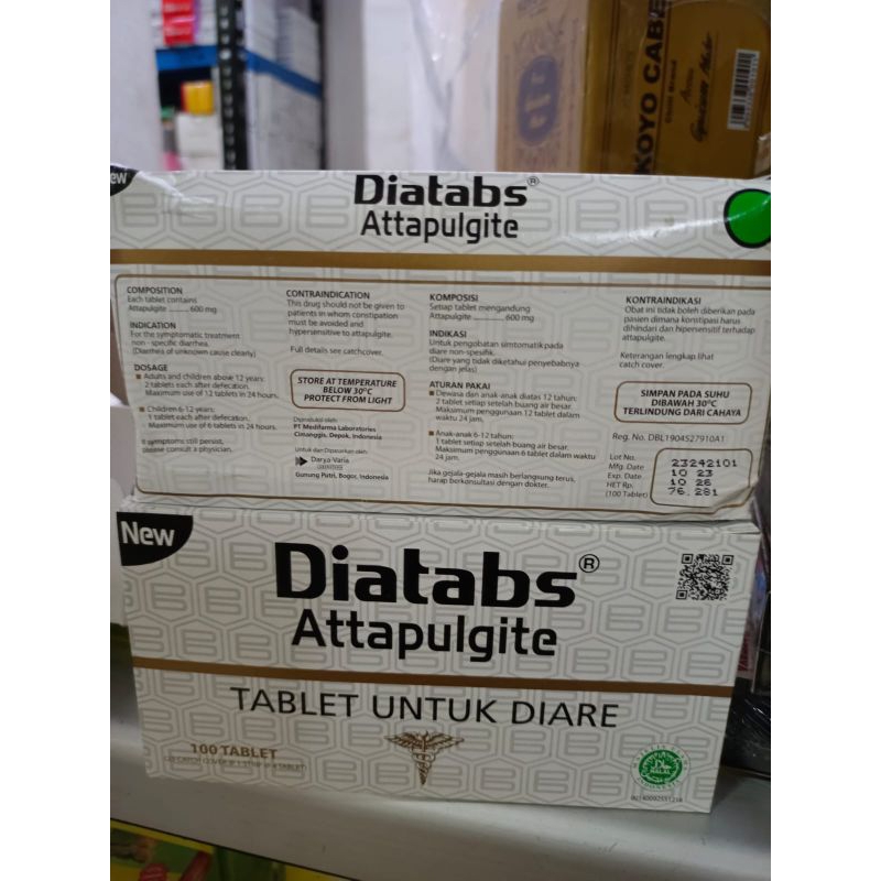 Diatabs tablet box ori