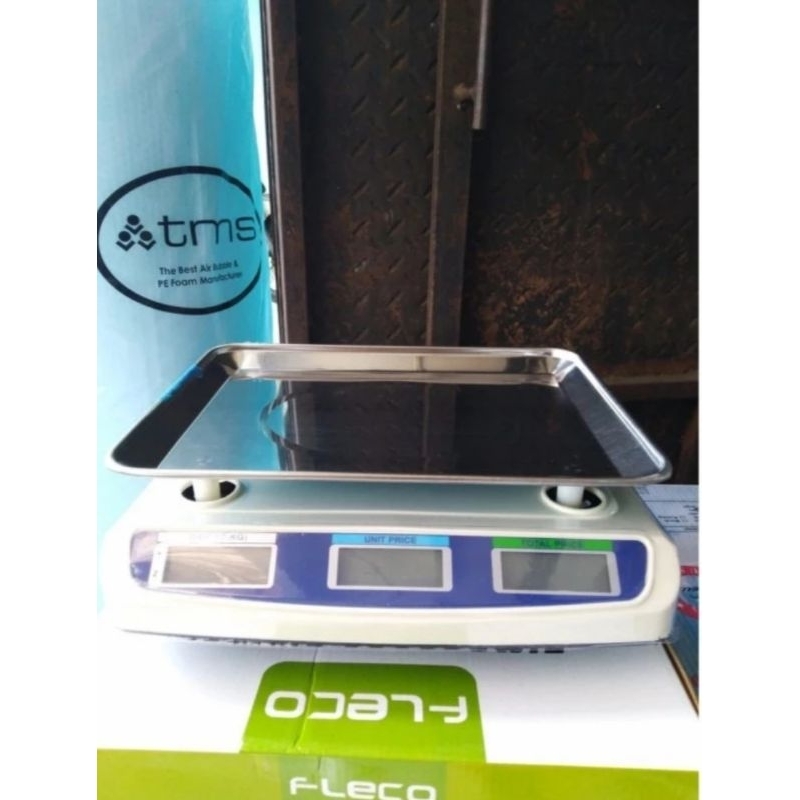 Kilo Timbangan digital kapasitas 30 kg Fleco f-114 timbangan digital FLECO