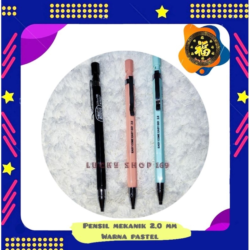 

Pensil Mekanik 2.0 mm | Pensil Mekanik Warna Pastel | 1 PCS