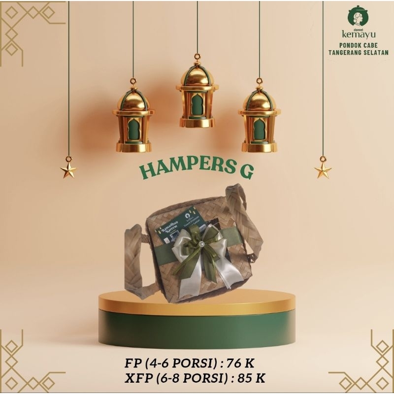 

Hampers G utk 6-8 porsi