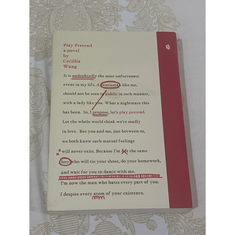 Novel Play Pretend by Cecillia Wang