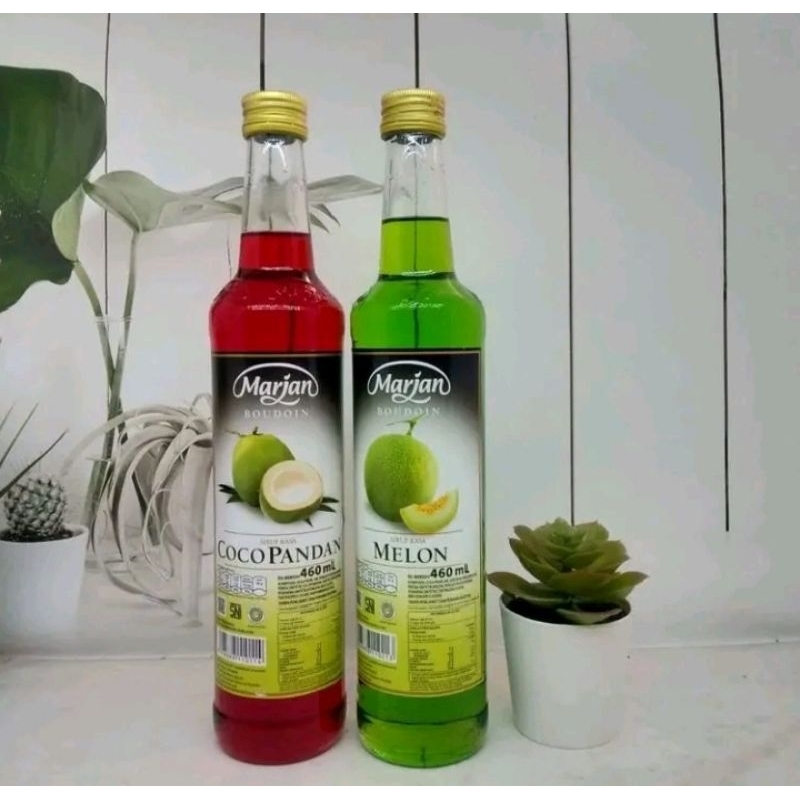 

(Isi 3 pcs) Sirup Marjan rasa coco pandan dan melon,minuman sirup