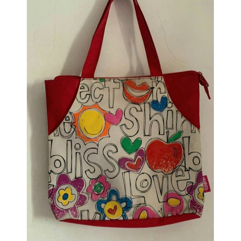 Happy House tote bag tas bahu tas ketek tas kuliah