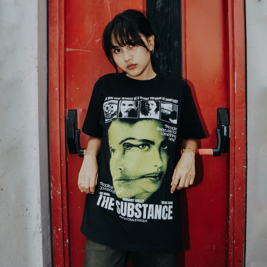 La Maison Curated - The Substance (2024) Movie T-Shirt | Kaos Film Heavyweight 16s