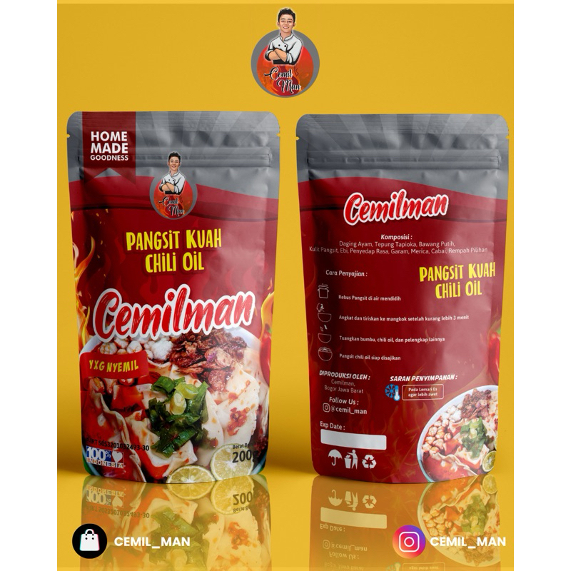 

Cemilman Pangsit Kuah Chili Oil