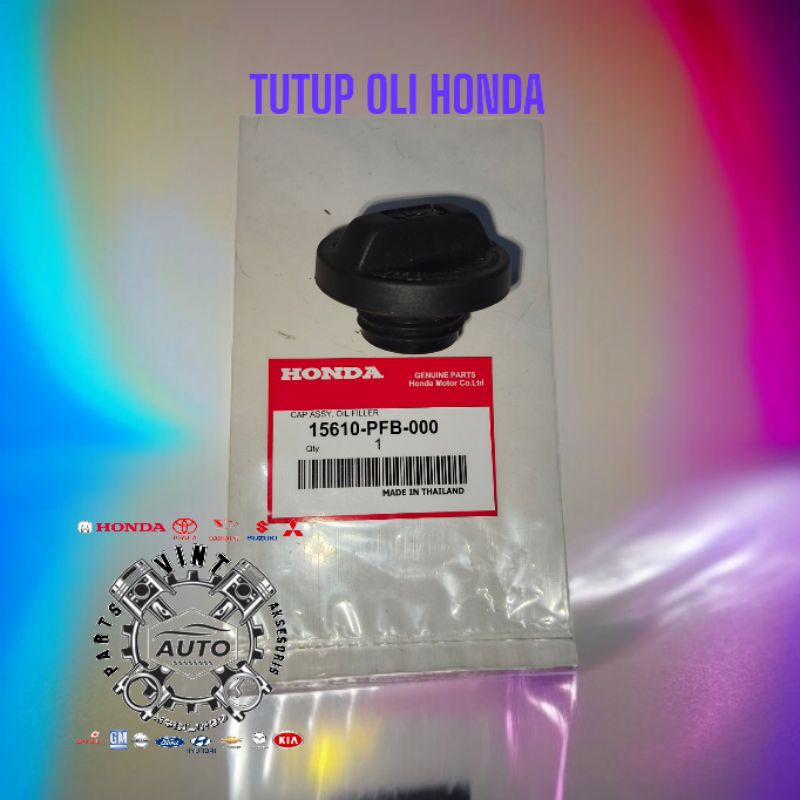 tutup oli mesin untuk mobil honda: *Brio *Civic 2007 - 2021 *CRV 2007 - 2021 *Freed *HRV *Mobilio *J