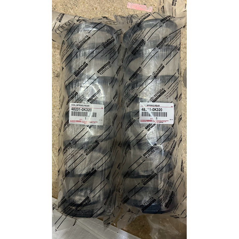 COIL SPRING PERKEONG DEPAN BELAKANG INNOVA REBORN BENSIN ASLI ORIGINAL TOYOTA