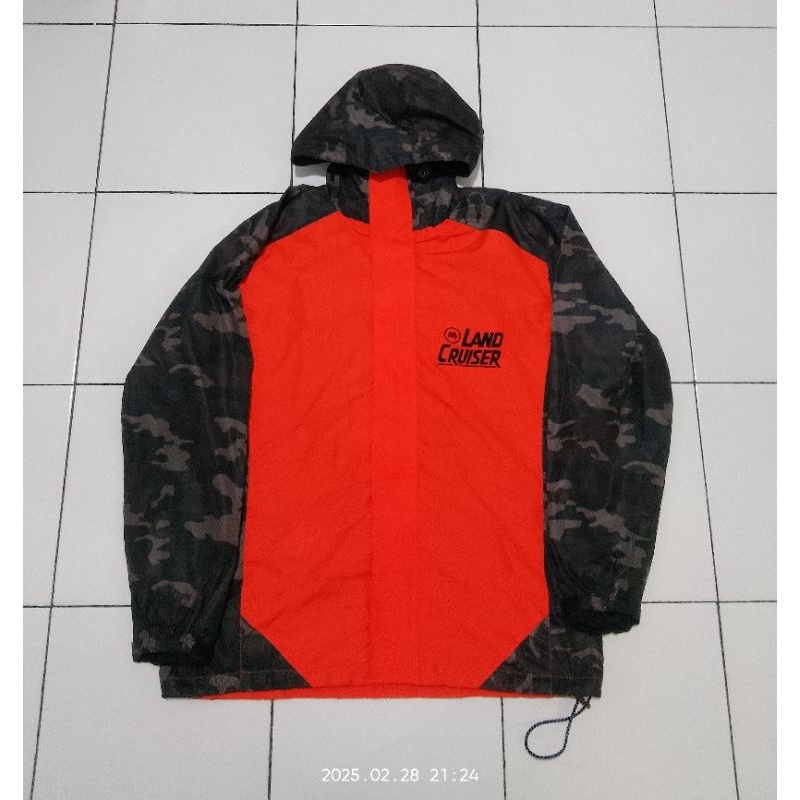 jaket outdoor offroad parasut tebal toyota jip land cruiser