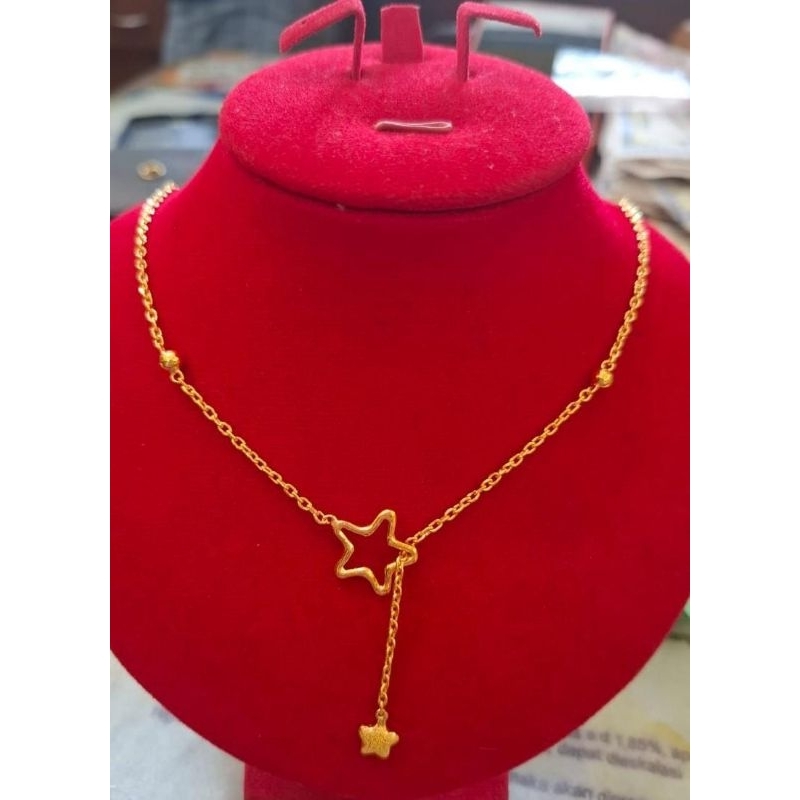 kalung model emas 24k kadar 99