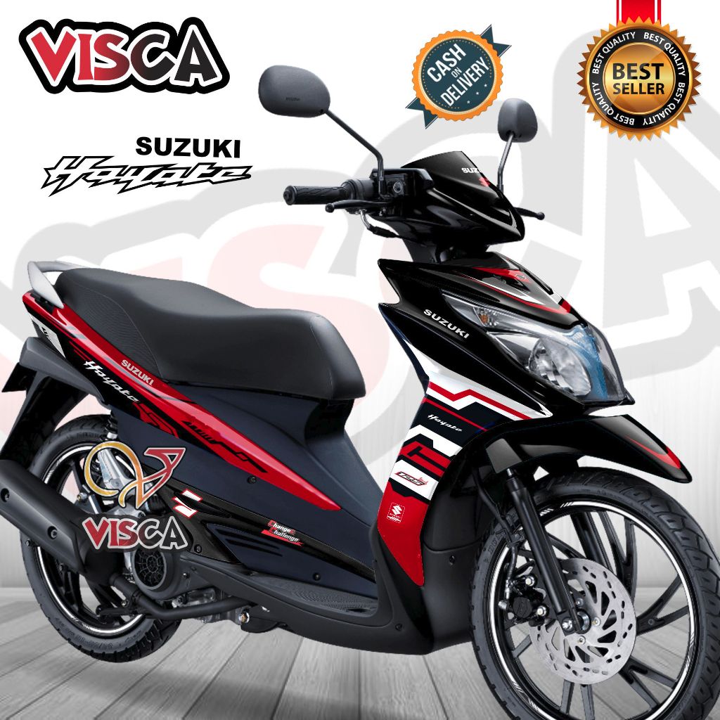 Decal Hayate 125 Full Body Stiker Hayate 125 Full Body Striping Hayate 125 HITECH