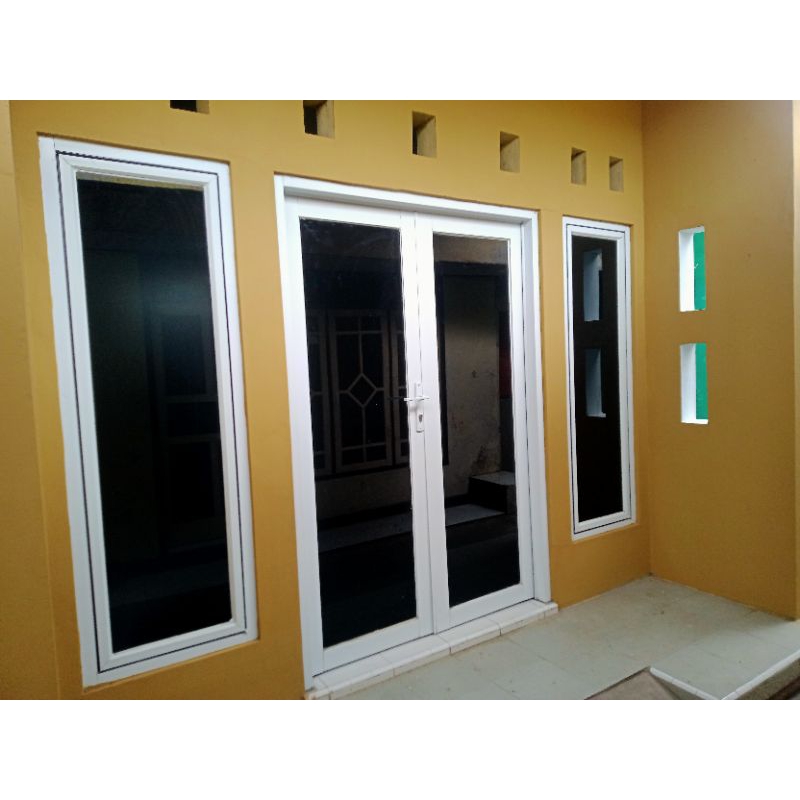 Kusen Pintu Almunium siap pasang