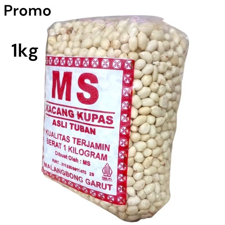 

kacang kupas tuban 1kg kualitas super asli promo termurah terbaik