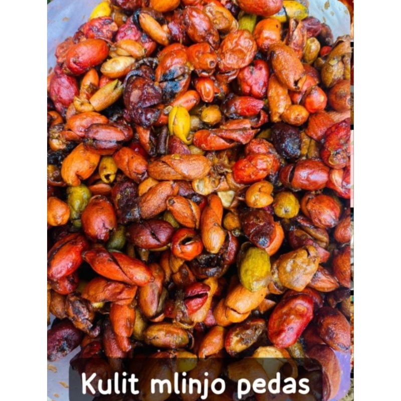 

keripik kulit melinjo pedas manis /gurih,renyah & enak