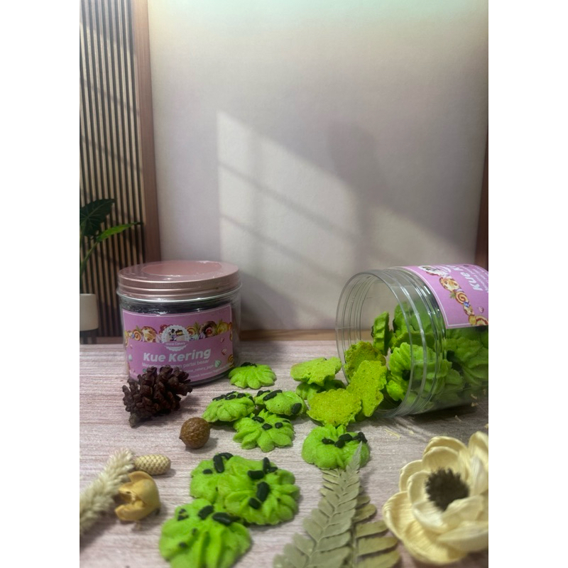 

Pandan Palm Cookies