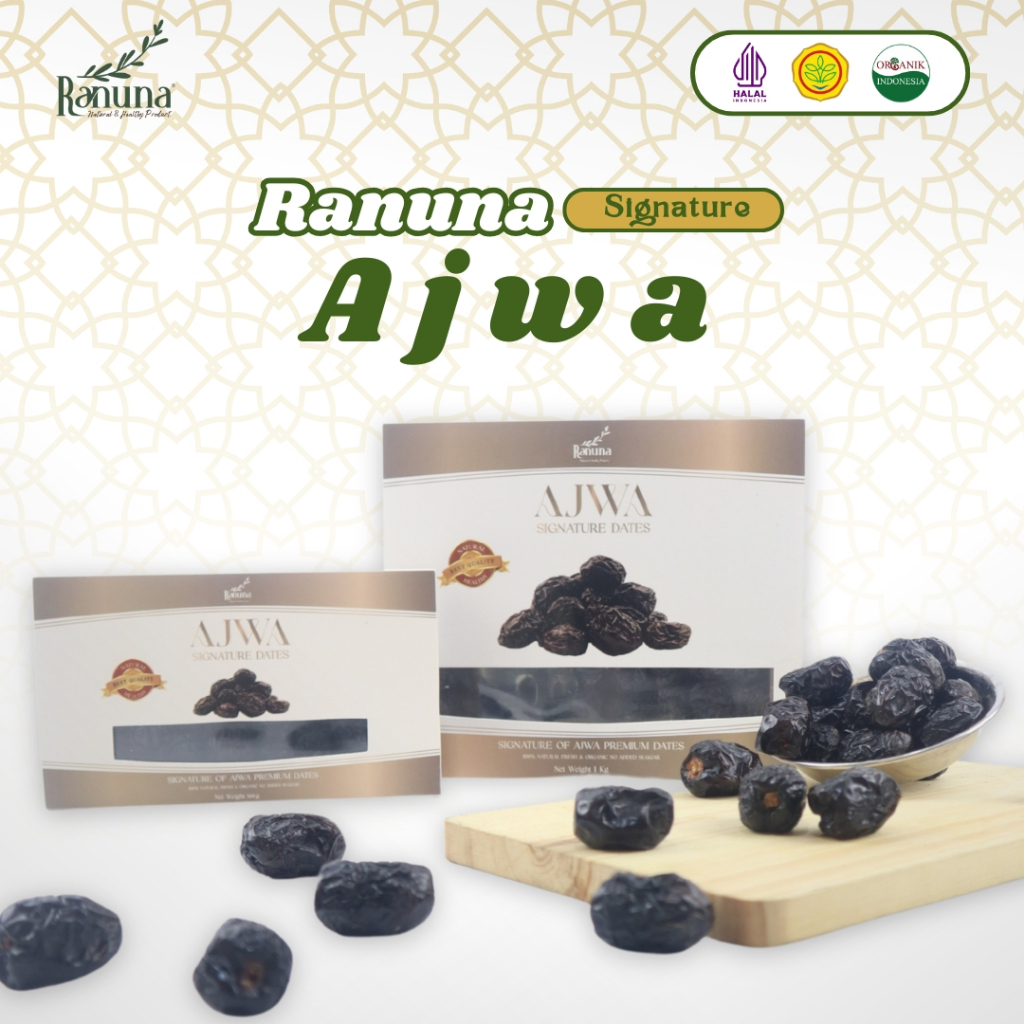 

Ranuna - Kurma Ajwa Signature Premium Organic High Quality