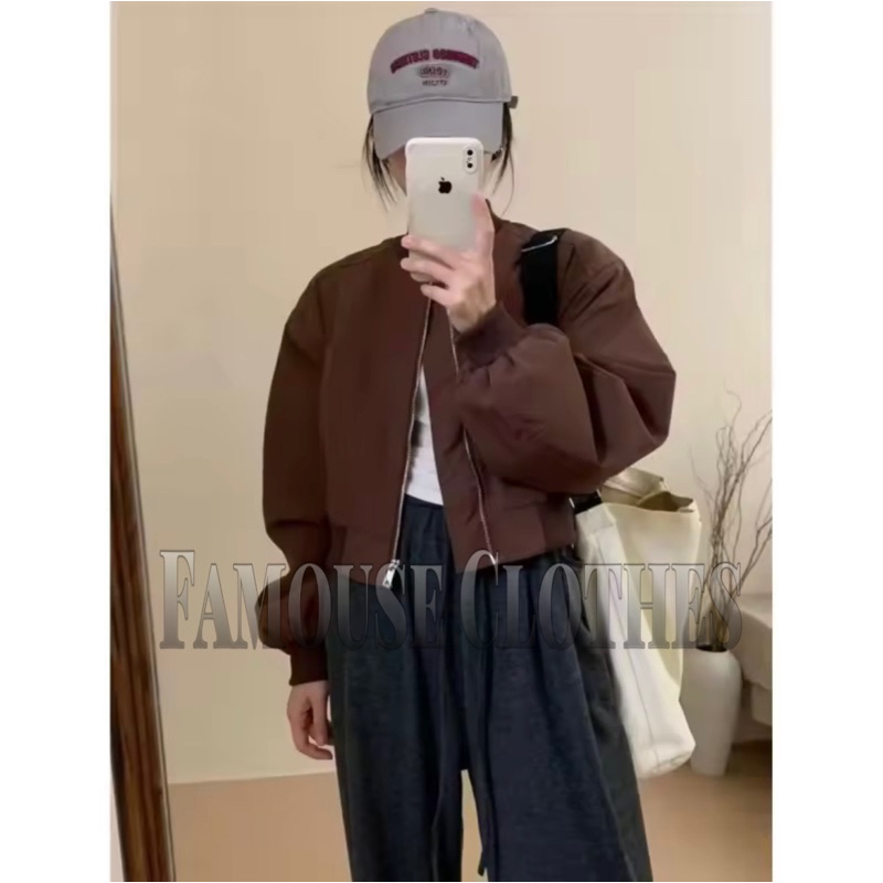 JAKET WANITA CROP BOXY | JAKET BOXY WANITA CROP | JAKET CROP OVS BOXY WANITA