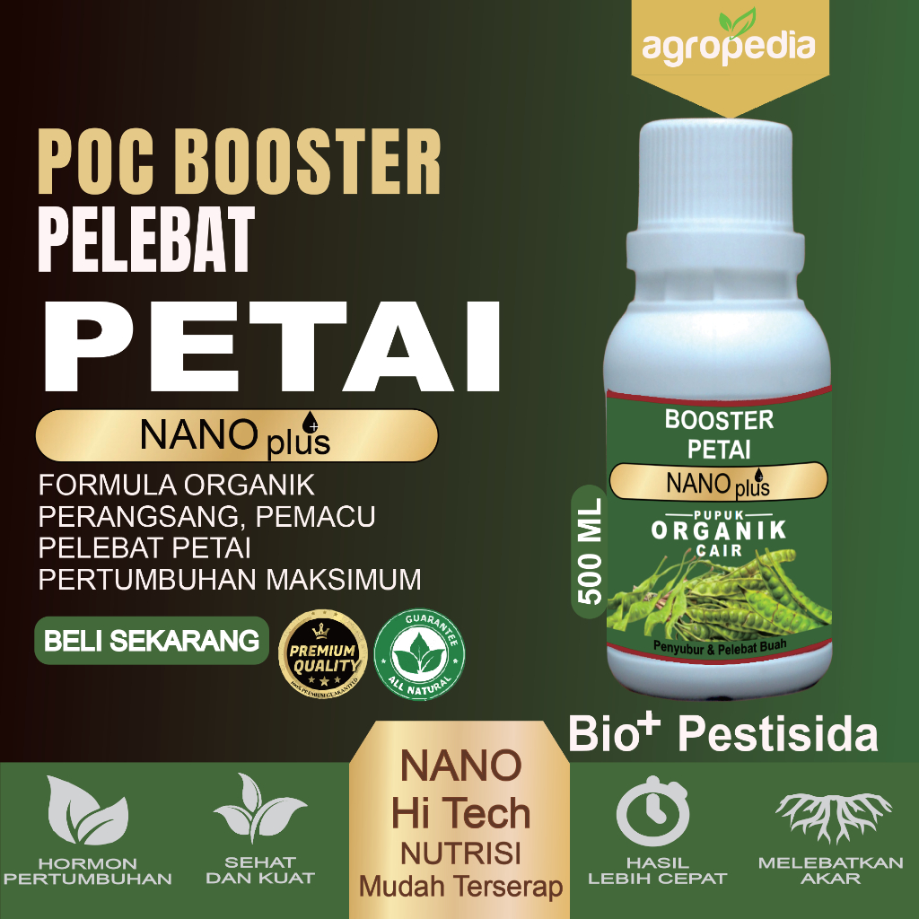 AMINO BOOSTER Pupuk Petai Cepat Berbuah, Perangsang Petai Cepat Besar, Pupuk  Pelebat Petai, Pupuk P