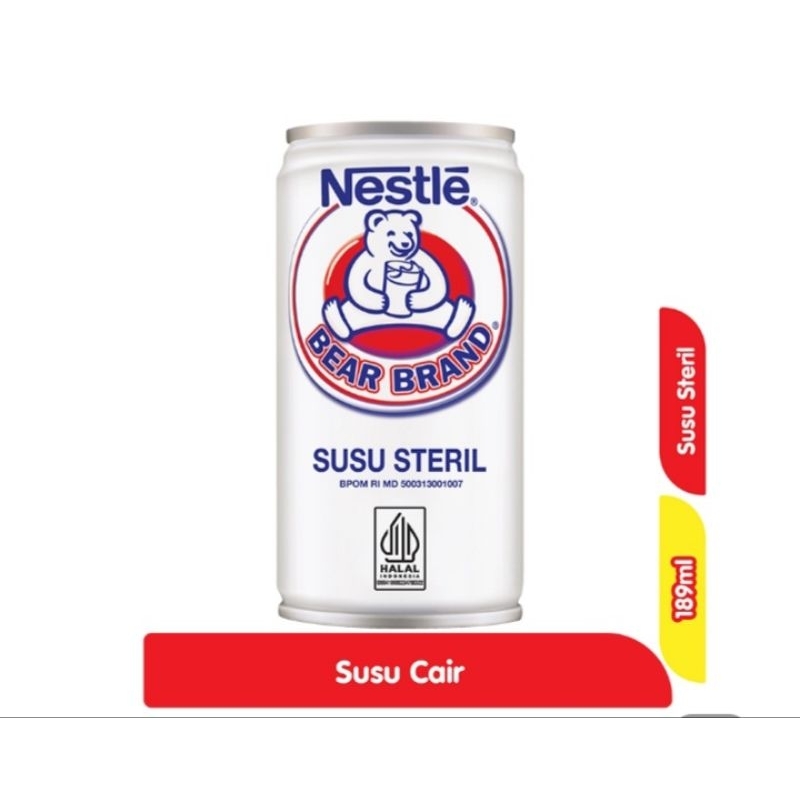 

BEAR BRAND Susu Steril 189 ml