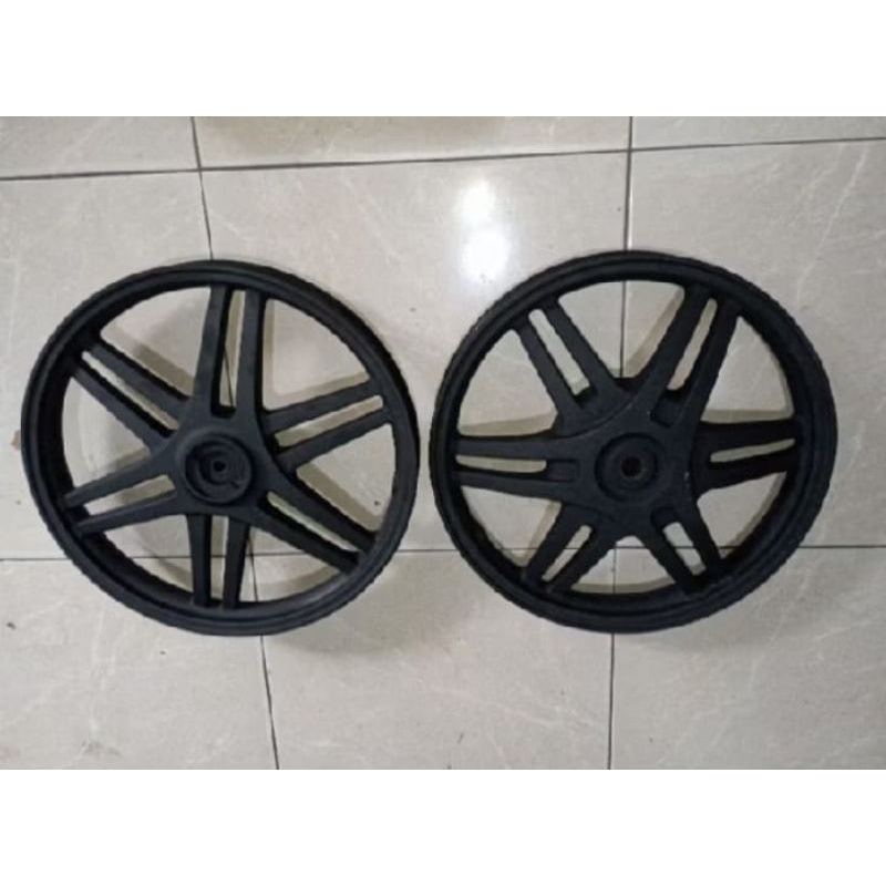 Velg Depan Belakang Spin 125 As Besar Original Copotan