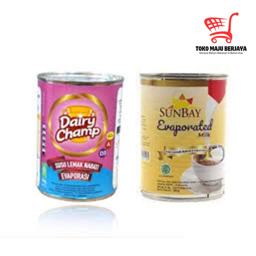 

SUNBAY SUSU EVAPORASI 380 GR | DAIRY CHAMP SUSU EVAPORASI 390 GR