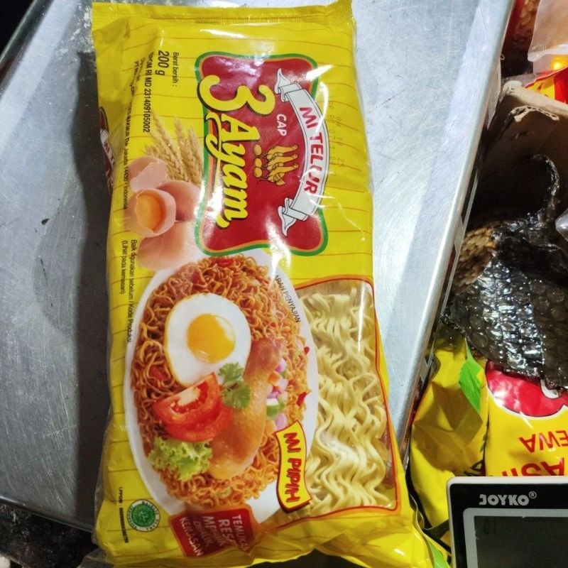 

MIE TELUR CAP 3 AYAM 200 GR