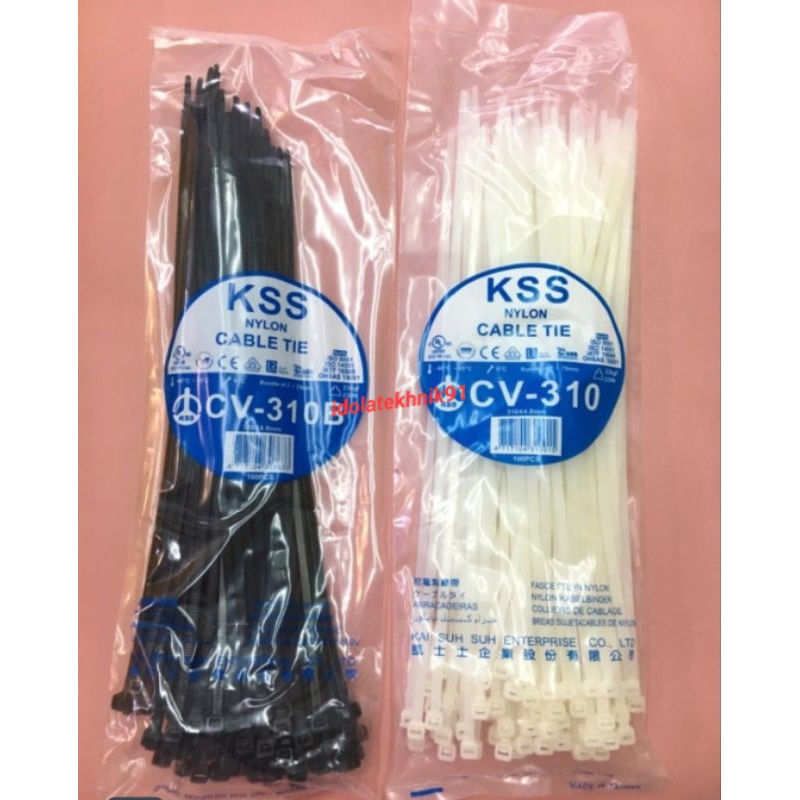 

Kabel Ties Merk KSS tipe CV 310 - Ukuran 310x4.8 mm Tali Ties