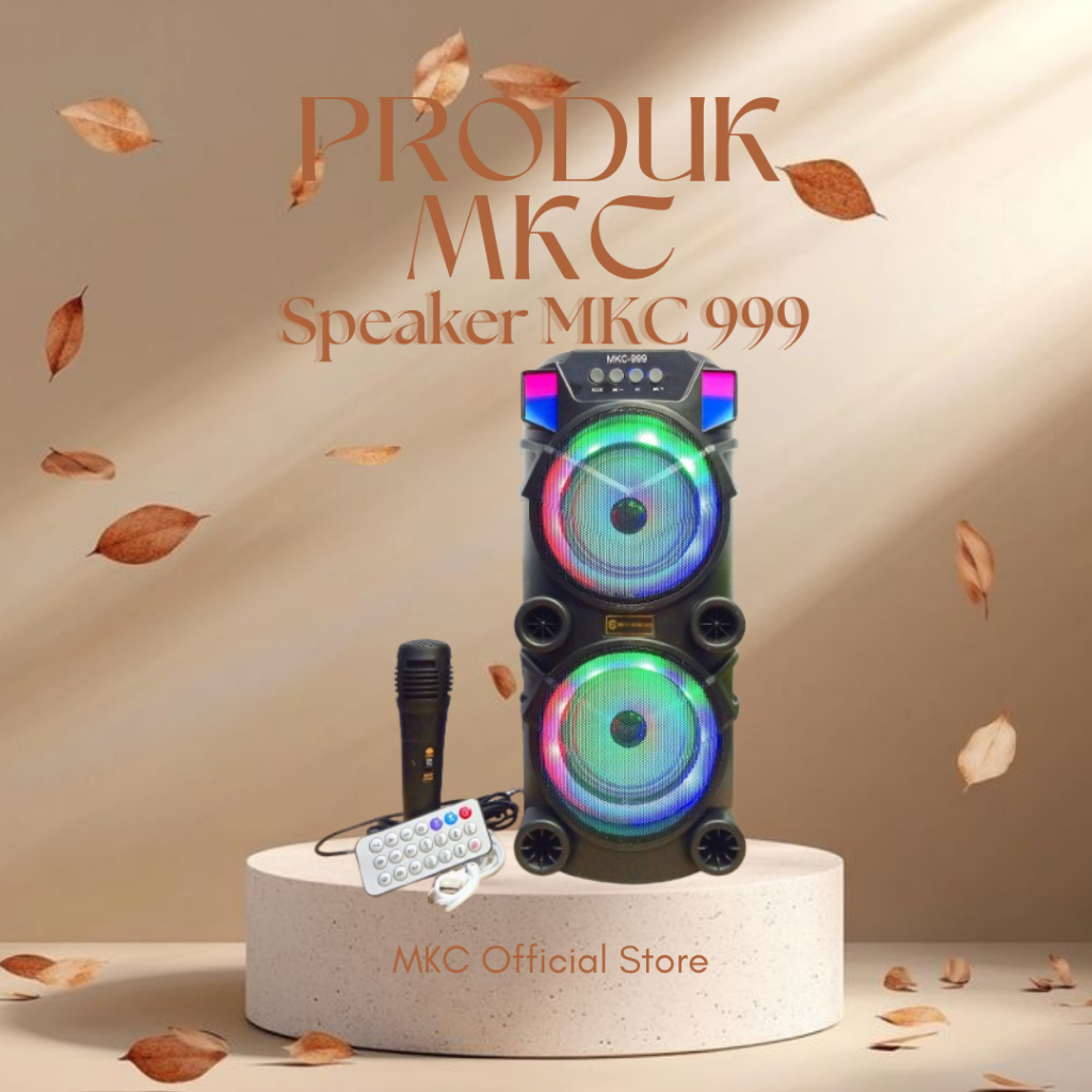 MKC - Kimiso QS 999 Portable Speaker With Party Light MKC KIMISO