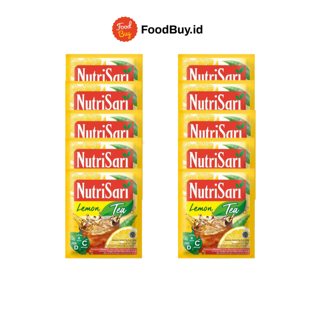 

Paket 1 Renteng - Nutrisari Lemon Tea 11 gr (isi 10 pcs)