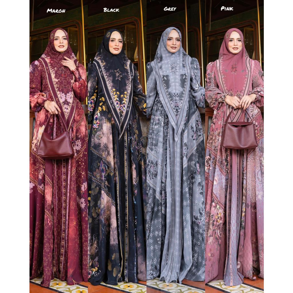 SIENA/ZANAWA SERIES BY ALYA SYARI GAMIS SET SYARI GAMIS MEWAH