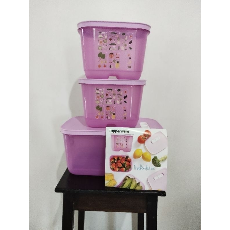 Tupperware vent smart  set free box tempat penyimpanan dikulkas