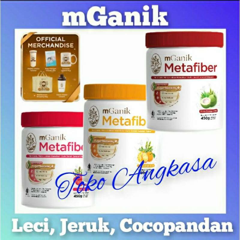

MGANIK METAFIBER Drink 450gr 30 Saji Serat Bebas Gula