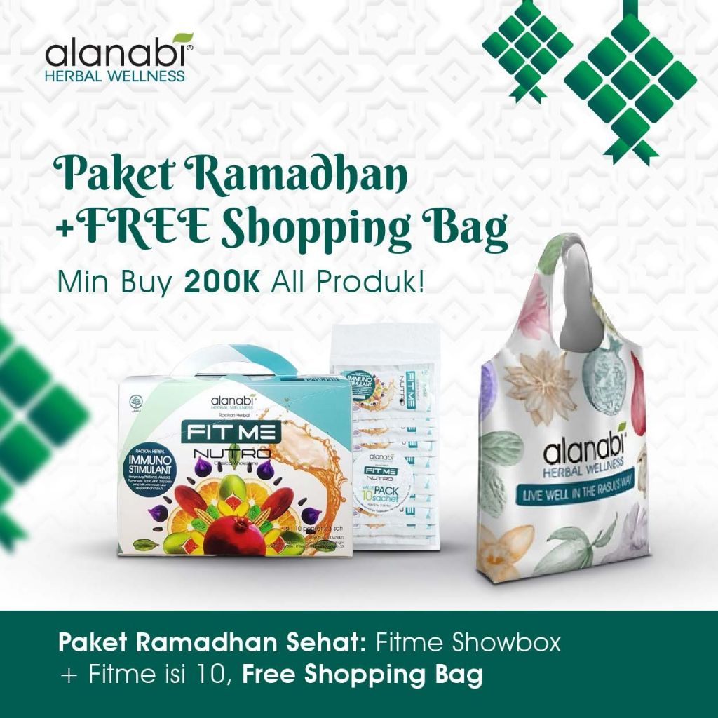 

Paket Ramadhan Sehat : Fitme Showbox + Fitme isi 10, Free Shopping Bag