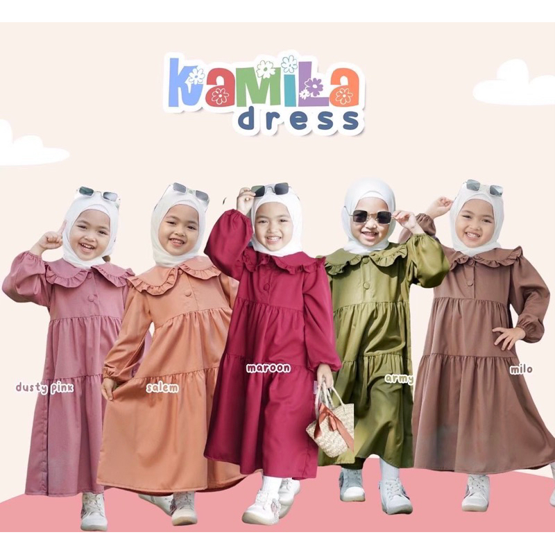 Kamila Dress | Gamis Kamila | Gamis Anak