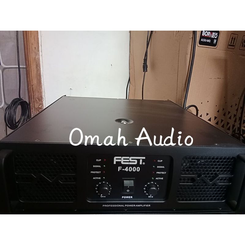 POWER AMPLIFIER FEST F-4000 CLASS GB ORIGINAL FEST AUDIO