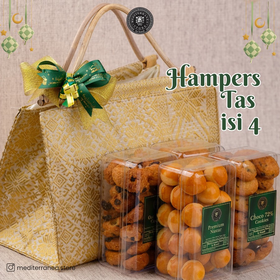 

Hampers Parcel Idul Fitri Cookies Tas isi 4 toples